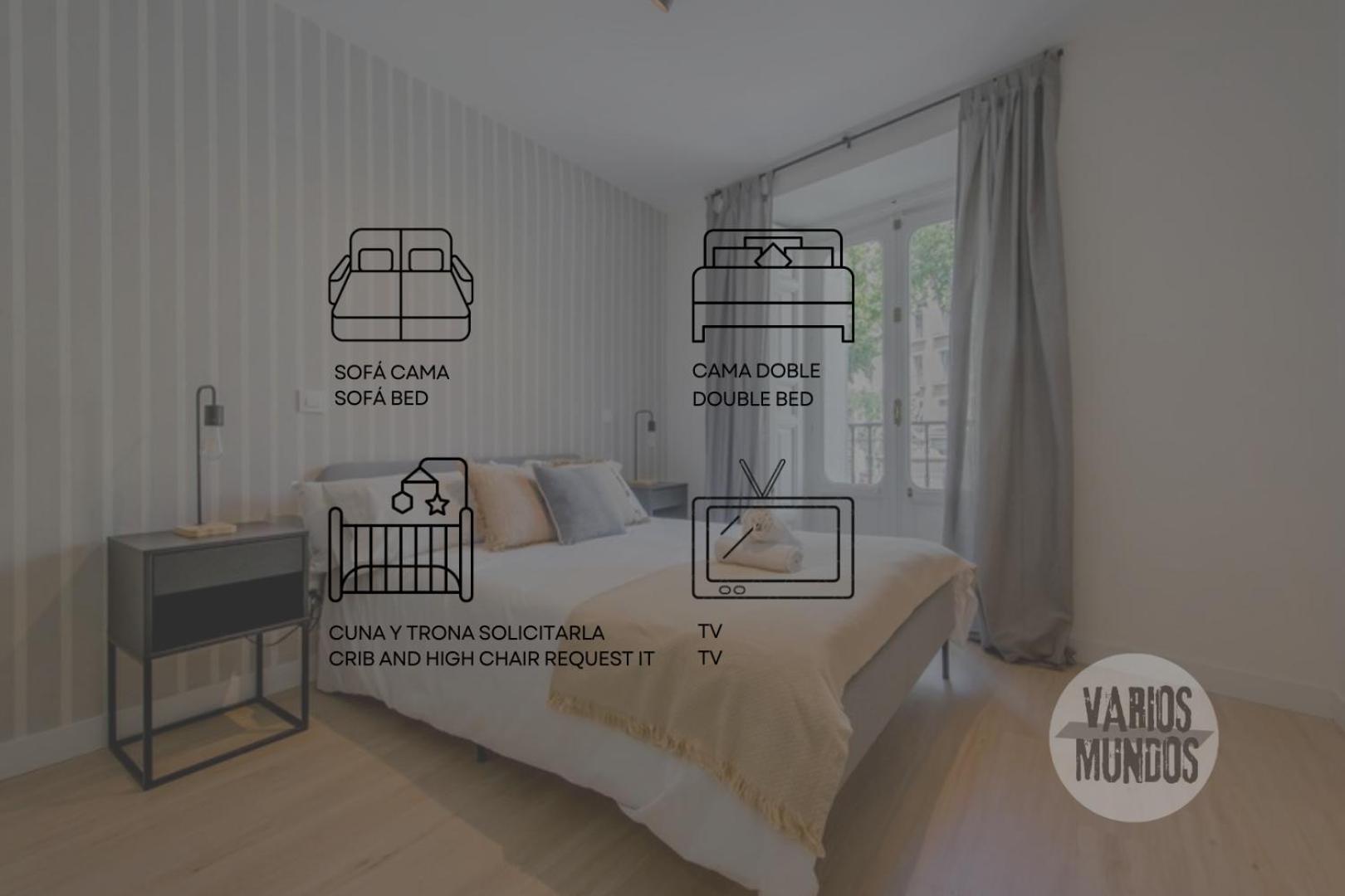 Spacious New Aparment Para 8Pax En La Plaza De Tirso E1 Madrid Bagian luar foto